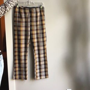 free people plaid pants